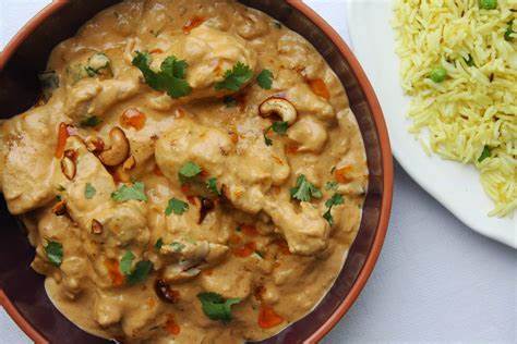 Green Chicken Korma Recipe