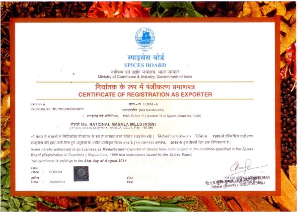 Certification